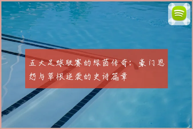 五大足球联赛的绿茵传奇:豪门恩怨与草根逆袭的史诗篇章